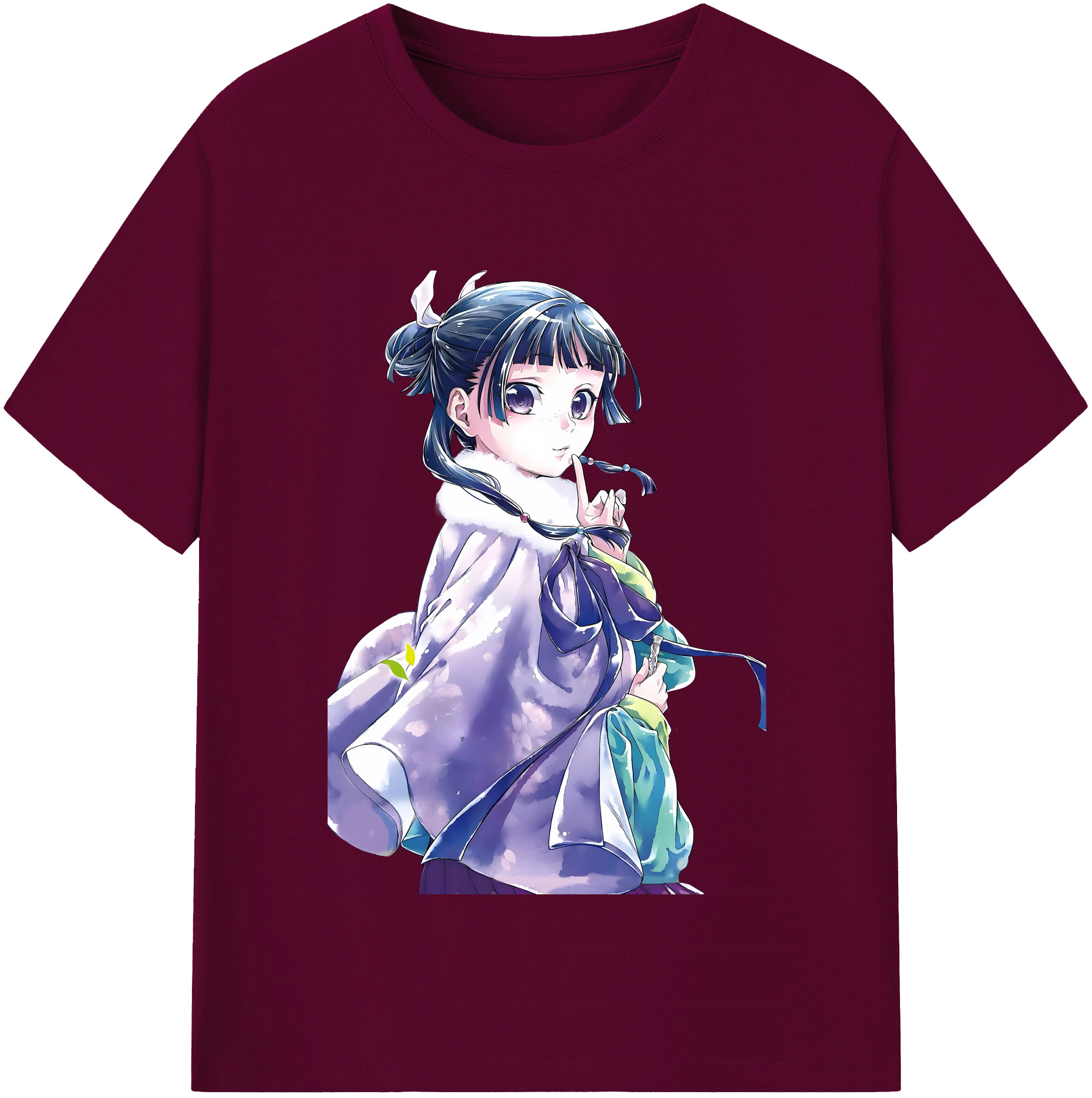 （画像用） 薬屋のひとりごと The Apothecary Diaries レディースカジュアルプリントTシャツ（綿100％）